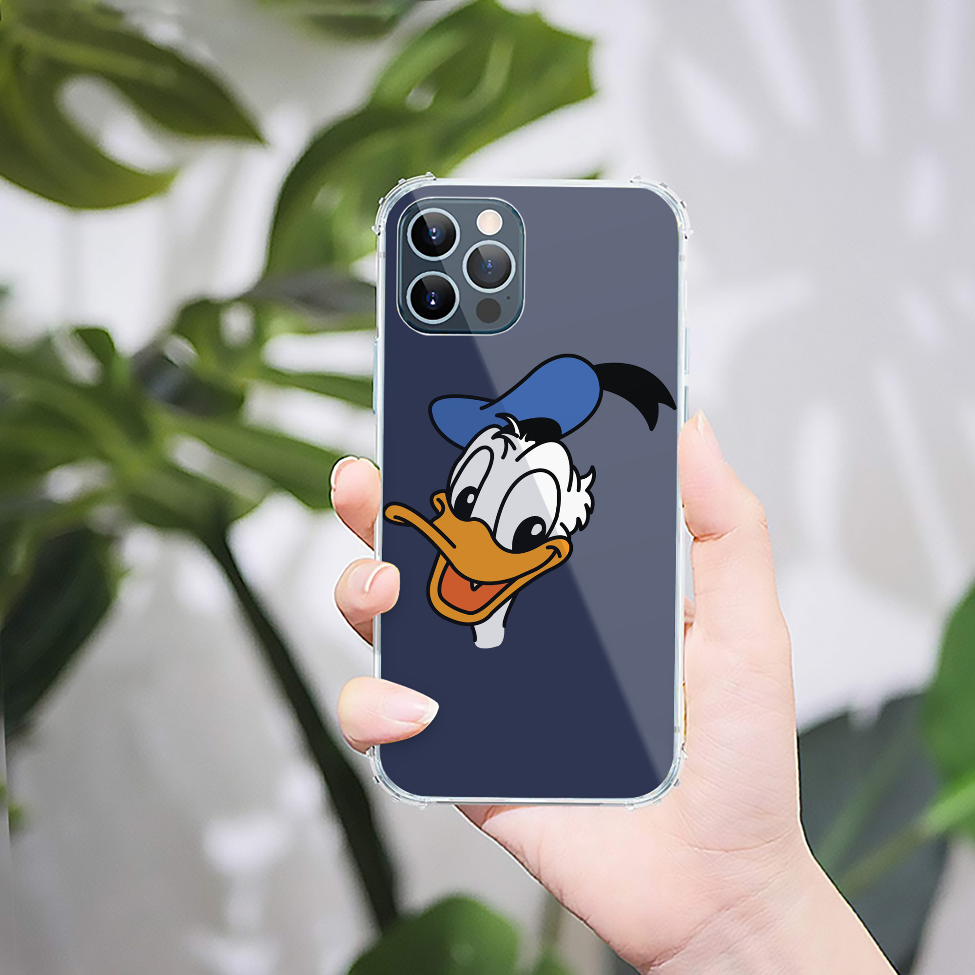 （画像用） ミッキーマウス Mickey Mouse 【iPhone 12シリーズ対応】透明スマホケース（クリアソフトケース）